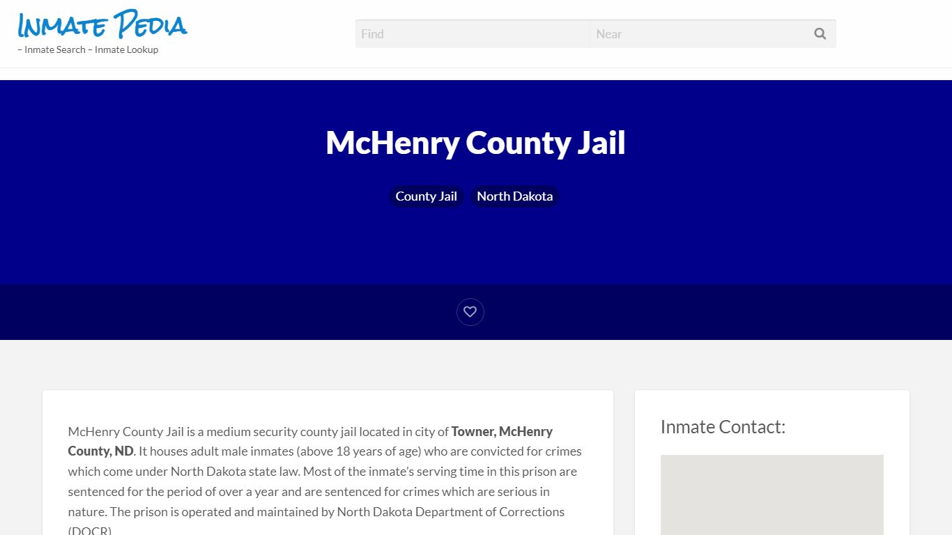 McHenry County Jail – Inmate Pedia – Inmate Search ...