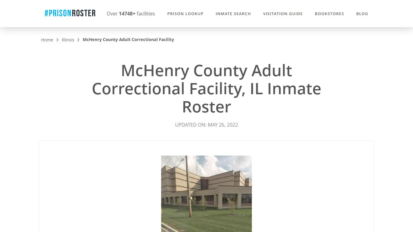 McHenry County Adult Correctional Facility, IL Inmate Roster